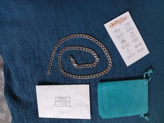Cadena de plata para hombre