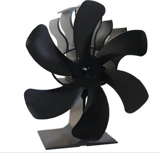 Ventilador de chimenea negro
