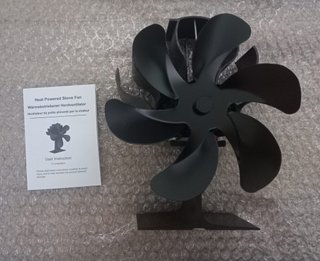 Ventilador de chimenea negro