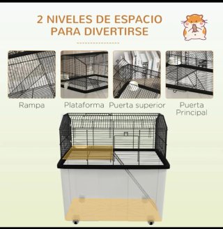Jaula para hámster con accesorios
