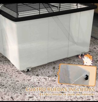 Jaula para hámster con accesorios