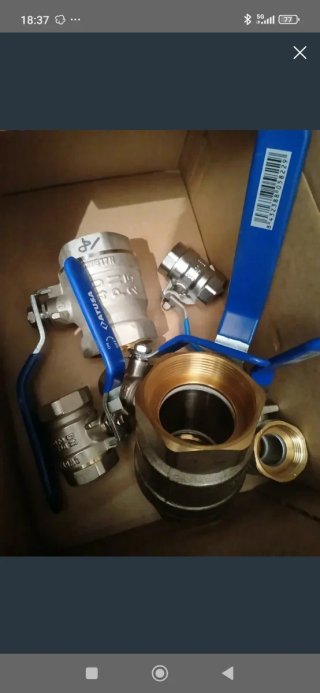 Set de 2 Válvulas de Esfera 1 1/2
