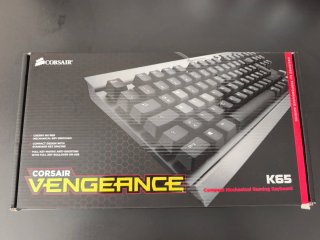 Teclado Corsair Vengeance K65 Mecánico English UK