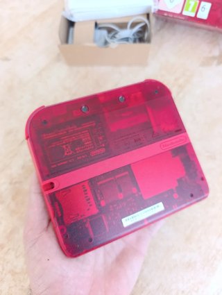 Nintendo 2ds roja videoconsola caja