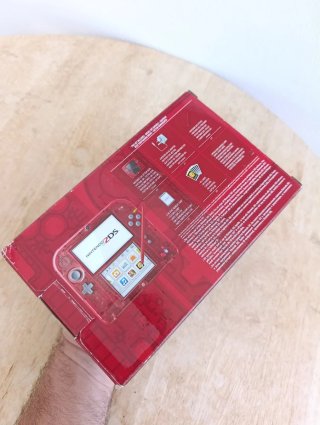 Nintendo 2ds roja videoconsola caja