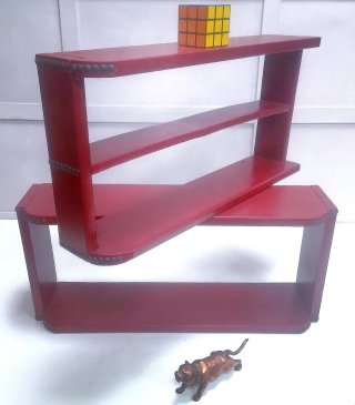 Mini estanterías ROJO RETRO