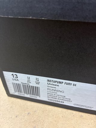 Zapatillas Reebok Instapump Fury 85 Aries Talla 47