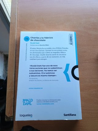 Libro Charlie y la fábrica de chocolate