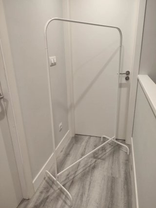 Burro perchero Ikea blanco