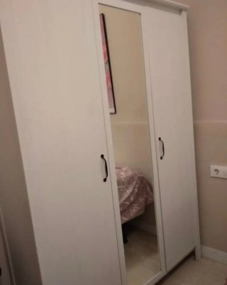 Armario Blanco Ikea con Espejo