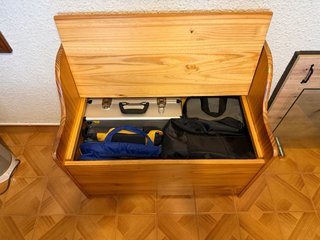 Banco de Madera con Arcón
