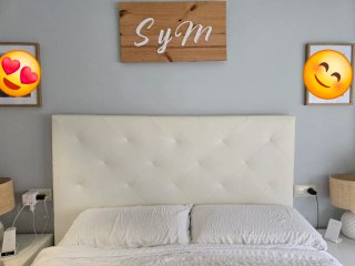 Cabezal cama 135-150 polipiel blanco
