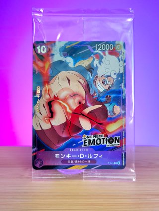 Carta Luffy P-041 Nika Promo One Piece Emotion TCG