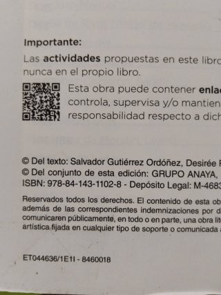 Libro Lengua y literatura. Anaya. 1 bachillerato.
