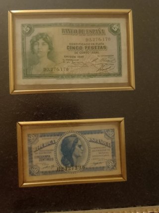 Lote Billetes Antiguos España Colección