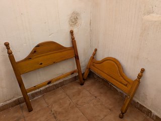 Set de 2 Cabeceros de Madera