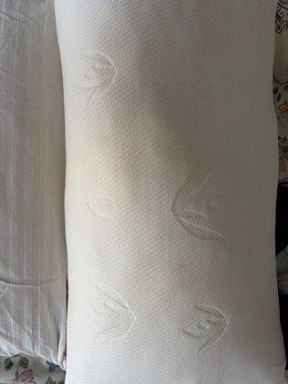 Almohada viscoelástica y plumas bambú