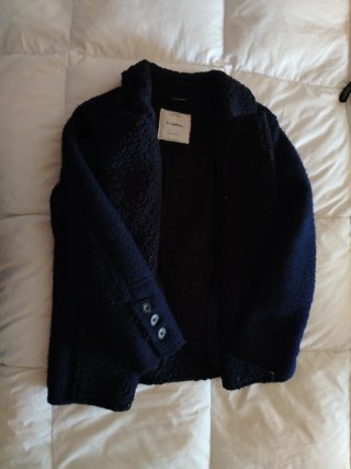 Abrigo Chaquetón Azul Marino 8 Años de zara