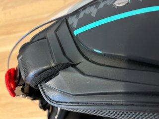 Casco Moto Unik Scooter Negro y Verde