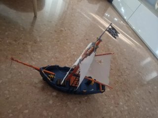 Barco Pirata Playmobil con Calavera