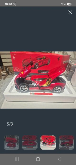 Maqueta Burago Ferrari Monza SP1 1:18