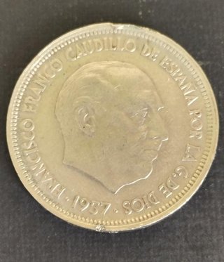 Moneda Franco 1957 y 1966