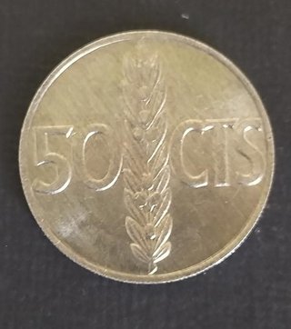 Moneda Franco 1957 y 1966