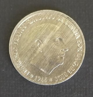 Moneda Franco 1957 y 1966