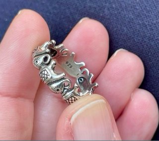Anillo de Plata 925 con Elefantes