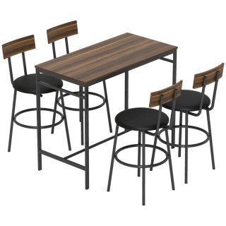 Mesa bar + taburetes 5 PIEZAS