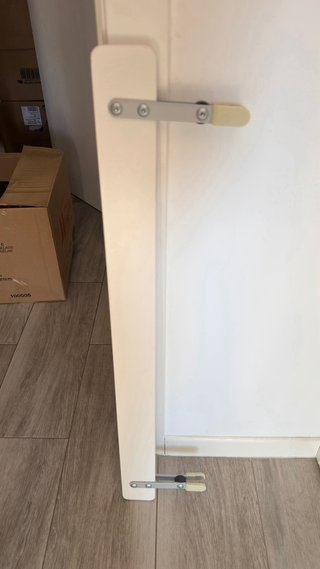 Barandilla de cama infantil de Ikea blanca