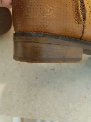 Botines piel marrón Massimo Dutti