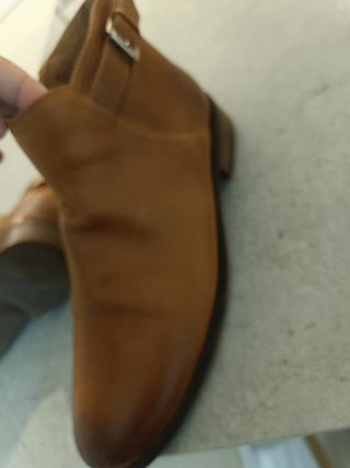 Botines piel marrón Massimo Dutti
