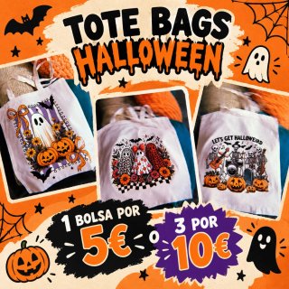 Bolsas de Tela Halloween