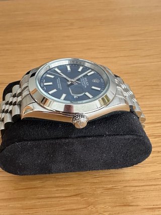 Reloj ESTILO Rolex Oyster 41mm Azul Automático
