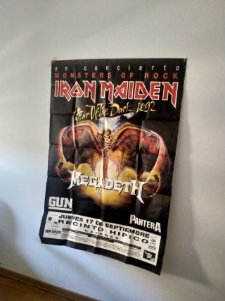 Cartel Monsters of Rock 1992 Cáceres