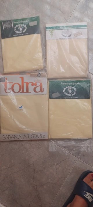 Sábanas Tolra 105 cm beige