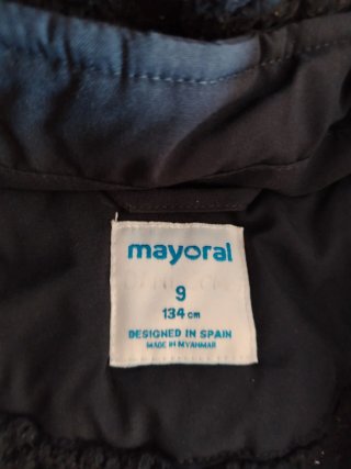 Abrigo Azul Marino Talla 9 Años Mayoral