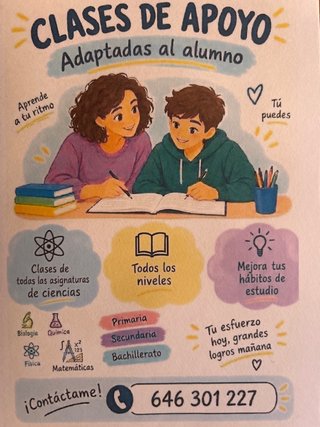 Clases particulares de mate y física y química