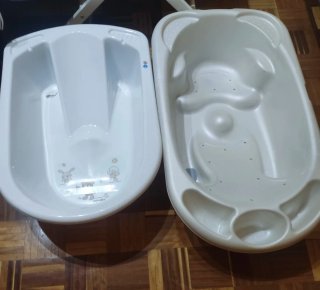 2 Bañeras Bebé (Pequeña y Grande)