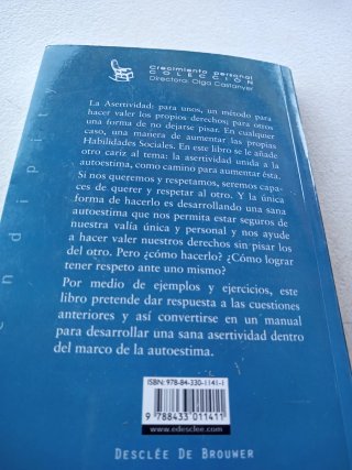 La asertividad expresión de una sana autoestima.