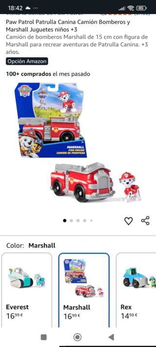 Set de 7 Vehículos Patrulla Canina