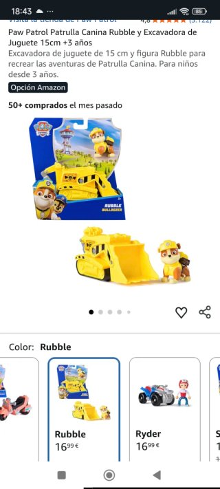 Set de 7 Vehículos Patrulla Canina