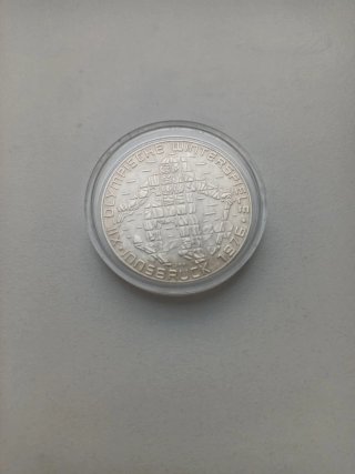 Moneda Plata XII Olimpiadas. AUSTRIA