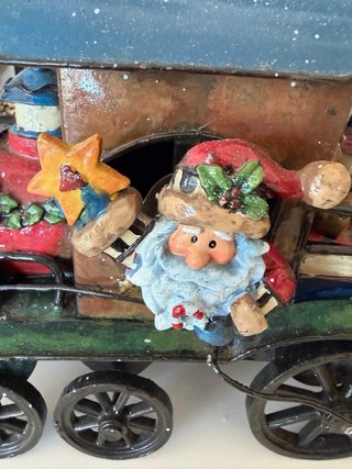 Tren Navideño de metal Musical a Cuerda