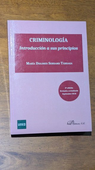 Criminología introducción a sus principios