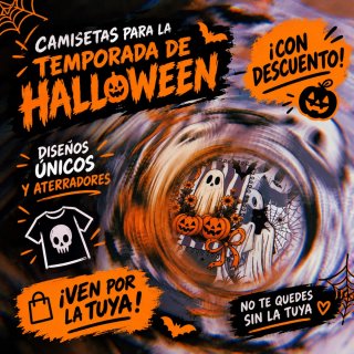 Camiseta Halloween Diseños Únicos