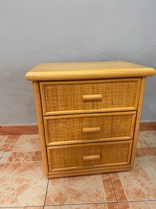 Conjunto Dormitorio Ratán Vintage