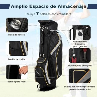 COSTWAY Bolsa de Golf Hombre de Viaje