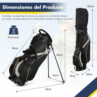 COSTWAY Bolsa de Golf Hombre de Viaje